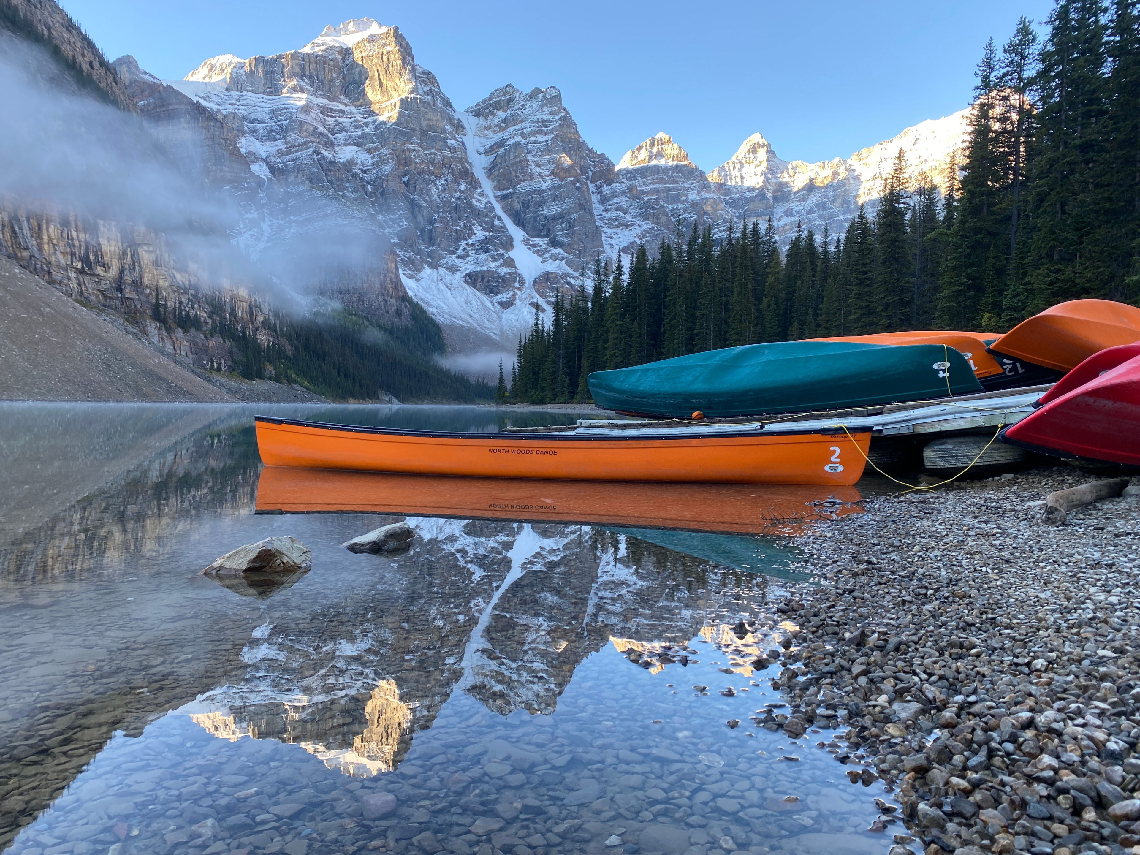 Scenic hiking trail, Canmore and Lake Louise